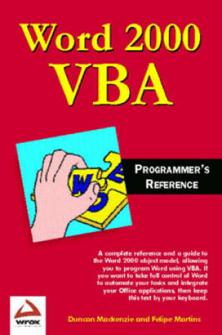 Cover of Word 2000 VBA Programmers' Reference