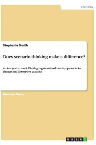 Cover of Does scenario thinking make a difference?