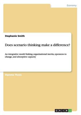 Book cover for Does scenario thinking make a difference?