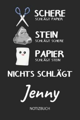 Cover of Nichts schlagt - Jenny - Notizbuch