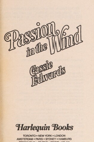 Cover of Passion In The Wind