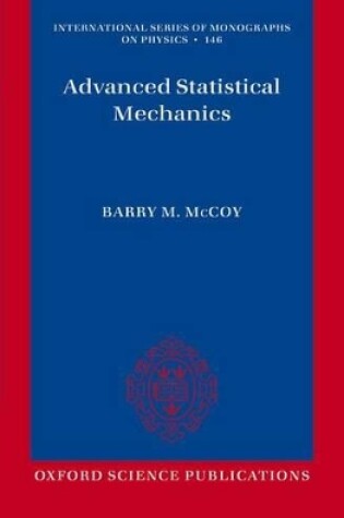 Cover of Advanced Statistical Mechanics