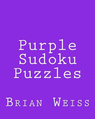 Book cover for Purple Sudoku Puzzles