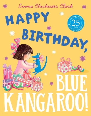 Book cover for Happy Birthday, Blue Kangaroo!