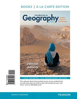 Book cover for Introduction to Geography