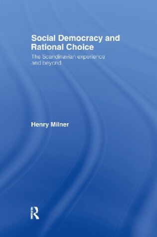 Cover of Social Democracy and Rational Choice