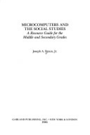 Cover of Microcomp & Social Studies