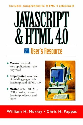 Cover of JavaScript and HTML 4.0 User's Resource