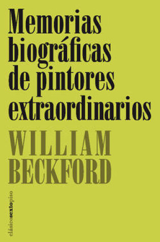 Cover of Memorias Biograficas de Pintores Extraordinarios
