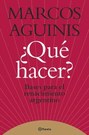 Cover of Que Hacer?