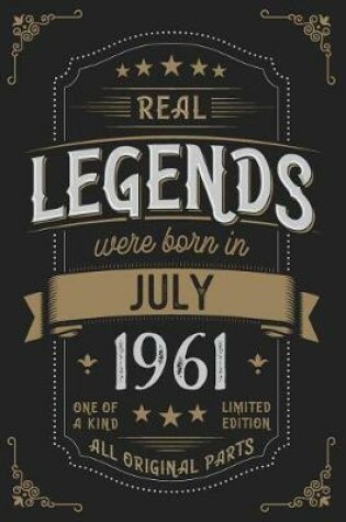 Cover of Real Legends were born in July 1961