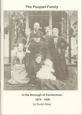 Book cover for The Poupart Family in the Borough of Twickenham 1874-1936