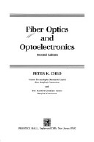 Cover of Fibre Optics and Optoelectronics