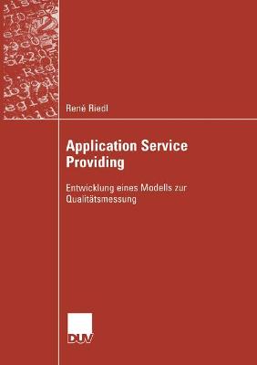 Book cover for Application Service Providing