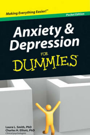 Cover of Anxiety and Depression for Dummies, Pocket Edition