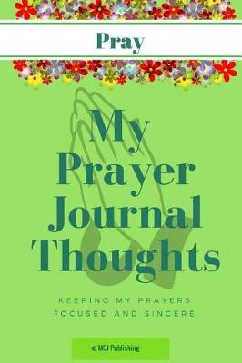 Book cover for My Prayer Journal Thoughts