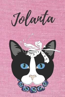 Book cover for personalisiertes Notizbuch Katze / Notizheft / Journal / Malbuch / Tagebuch / Kritzelbuch / DIN A5 / Geschenk Jolanta