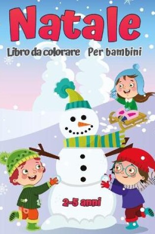 Cover of Libro da colorare natalizio per bambini AGES 2-5