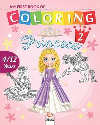 Book cover for My first book of coloring - princess 2