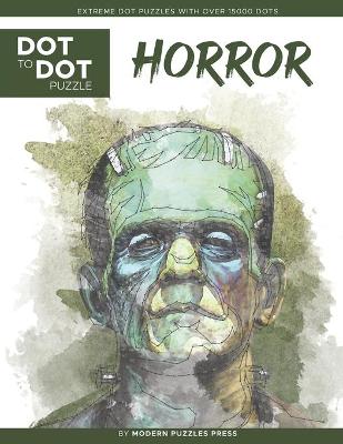 Book cover for Horror - Dot to Dot Puzzle (Extreme Dot Puzzles with over 15000 dots)