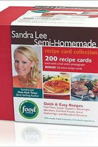 Cover of Sandra Lee Semi-Homemade Recipe Card Collection