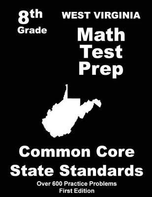 Book cover for West Virginia 8th Grade Math Test Prep