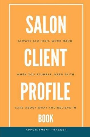 Cover of Salon Client Profile Book