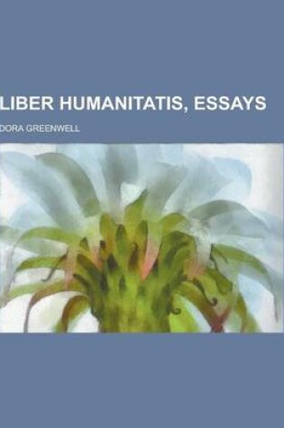 Cover of Liber Humanitatis, Essays