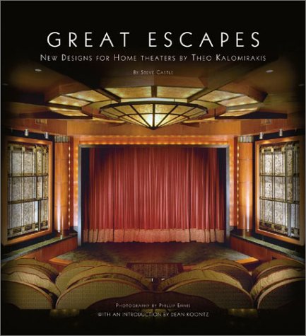 Book cover for Great Escapes: New Designs for Home Theaters by Theo Kalomirakis