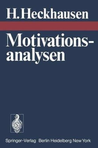 Cover of Motivationsanalysen