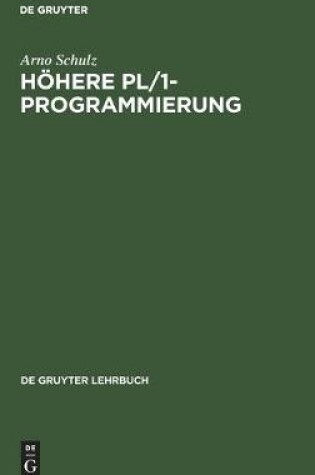 Cover of Hoehere PL/1-Programmierung