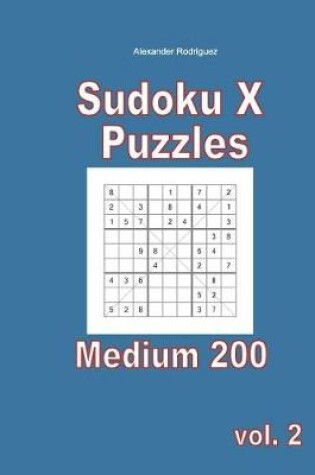 Cover of Sudoku X Puzzles - Medium 200 vol. 2