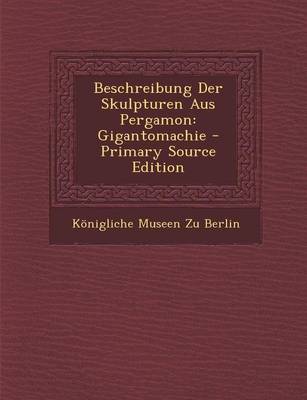 Book cover for Beschreibung Der Skulpturen Aus Pergamon