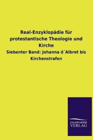 Cover of Real-Enzyklopadie fur protestantische Theologie und Kirche