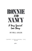 Book cover for Ronnie and Nancy