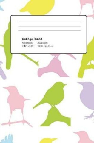 Cover of Colorful Birds Composition Notebook