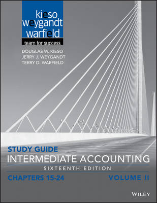Book cover for Study Guide Intermediate Accounting, Volume 2