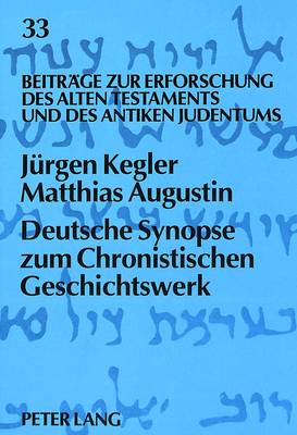 Book cover for Deutsche Synopse Zum Chronistischen Geschichtswerk