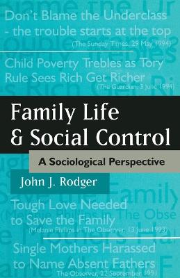 Book cover for Family Life and Social Control