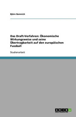 Book cover for Das Draft-Verfahren