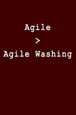 Book cover for Agile > Agile Washing