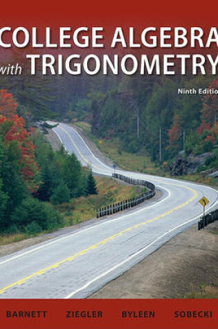 Cover of Combo: College Algebra with Trigonometry with Student Solutions Manual