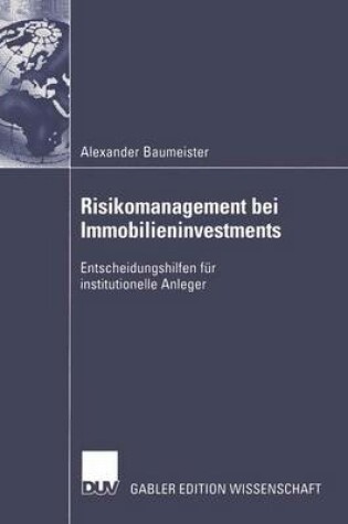 Cover of Risikomanagement bei Immobilieninvestments