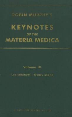 Book cover for Keynotes of the Materia Medica