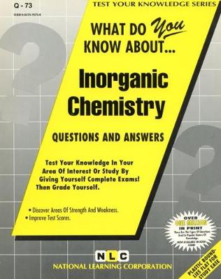 Book cover for INORGANIC CHEMISTRY