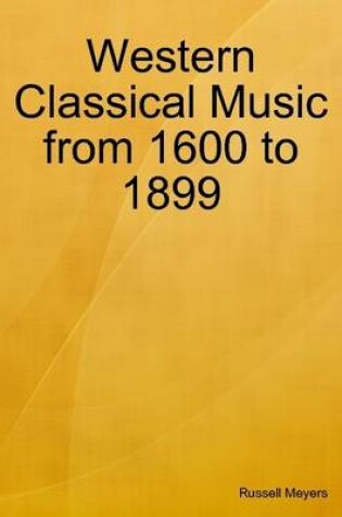 Cover of Western Classical Music from 1600 to 1899