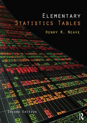 Book cover for Elementary Statistics Tables