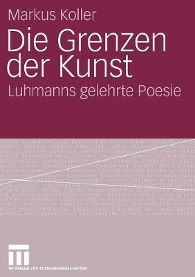 Book cover for Die Grenzen der Kunst