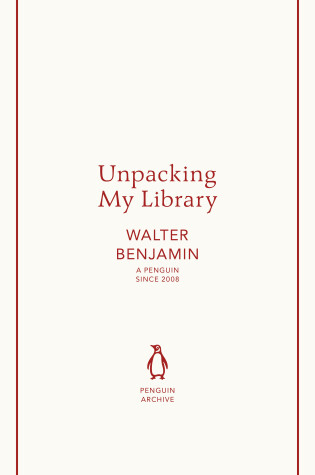 Cover of Unpacking My Library