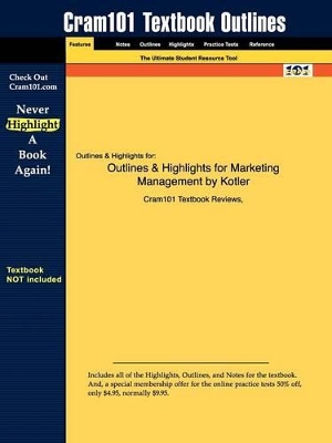 Cover of Studyguide for Marketing Management by Kotler, ISBN 9780131457577